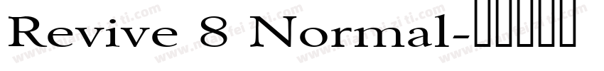 Revive 8 Normal字体转换